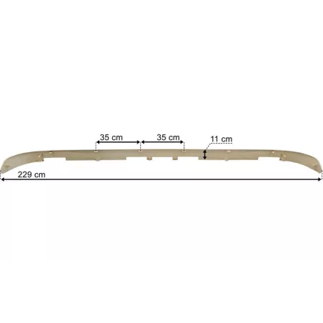 Scania Series S / R (2017-) Upper Sun Visor 5 Holes