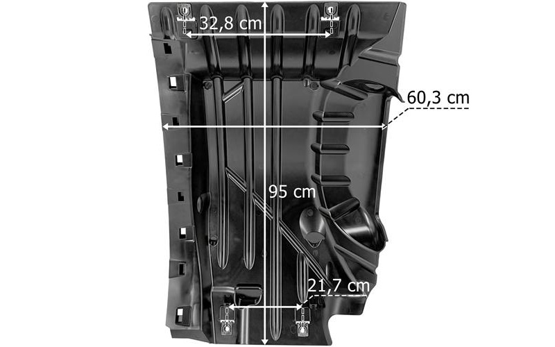 Scania 7 R / S (2017-) Next Gen Błotnik Podkabinowy Górny Lewy