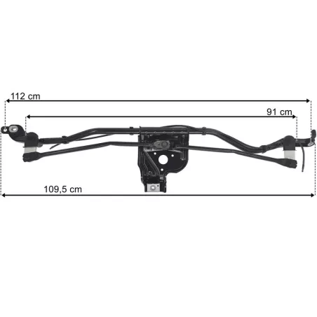 Scania S / R Wiper Mechanism Without Motor