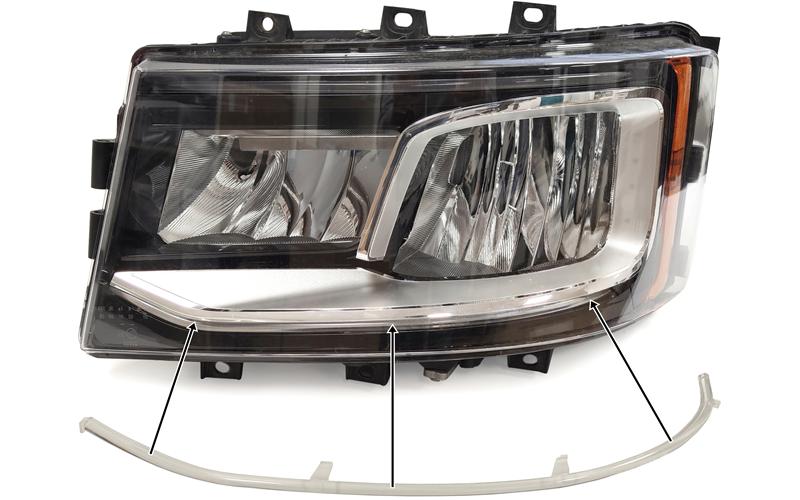 Scania 7 (2017-) DRL Light Guide Headlamp LH (Full LED)