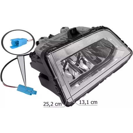Scania 7 R / S Next Gen Feu Antibrouillard de Toit Droit (LED)