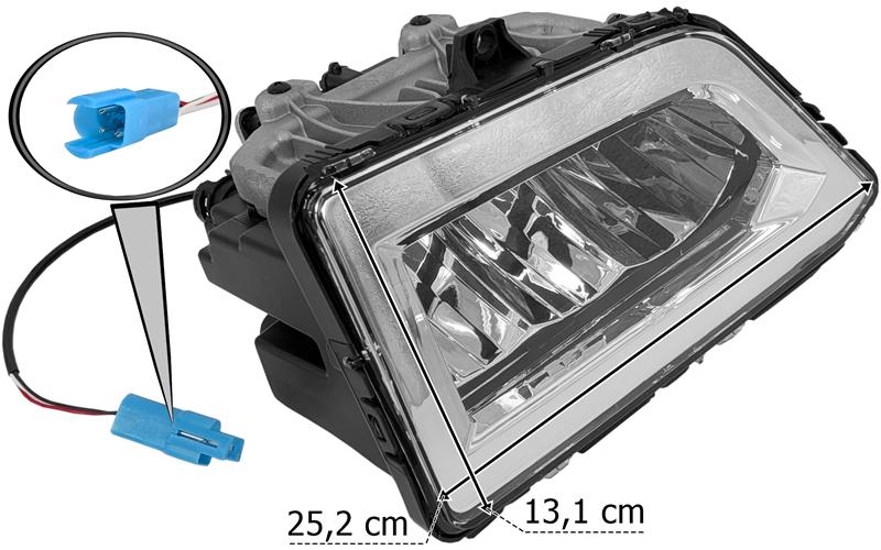 Scania 7 R / S Next Gen Roof Fog Lamp RH (LED)