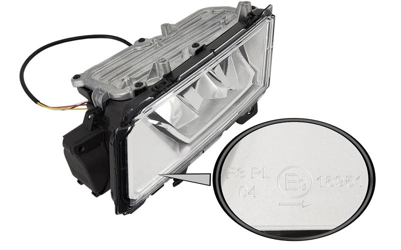 Scania 7 R / S Next Gen Halogen LED Zderzaka Lewy