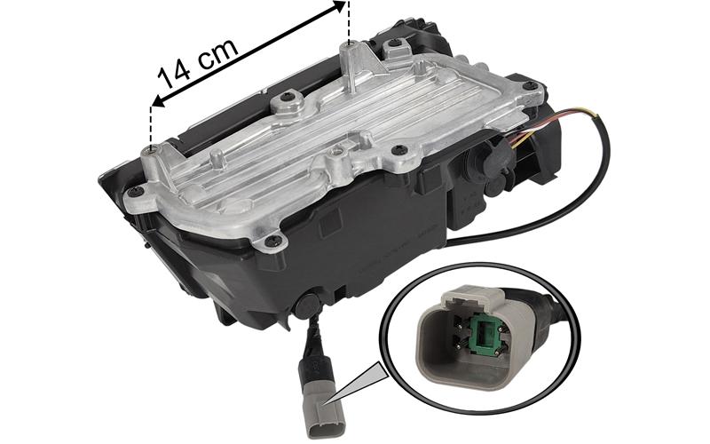 Scania 7 R / S Next Gen Halogen LED Zderzaka Lewy