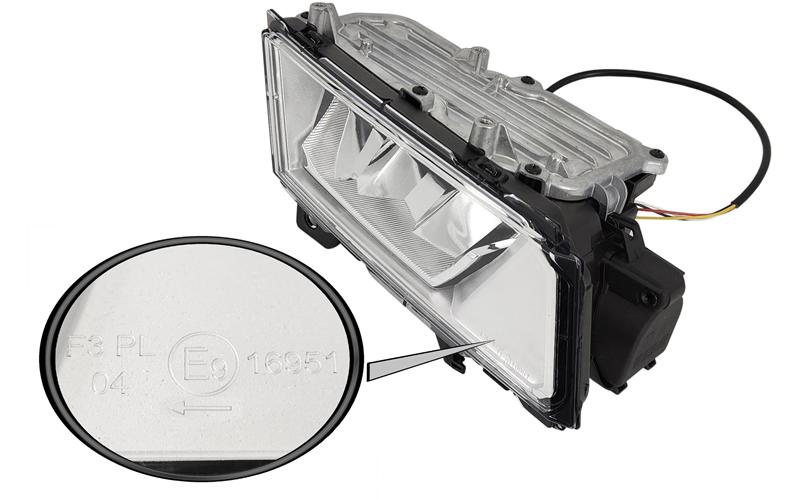 Scania 7 R / S Next Gen Stoßstangen Nebelscheinwerfer LED Rechts
