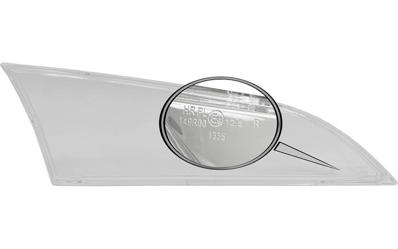 Scania 7 P / G NG Grille Long Range Lamp Glass RH