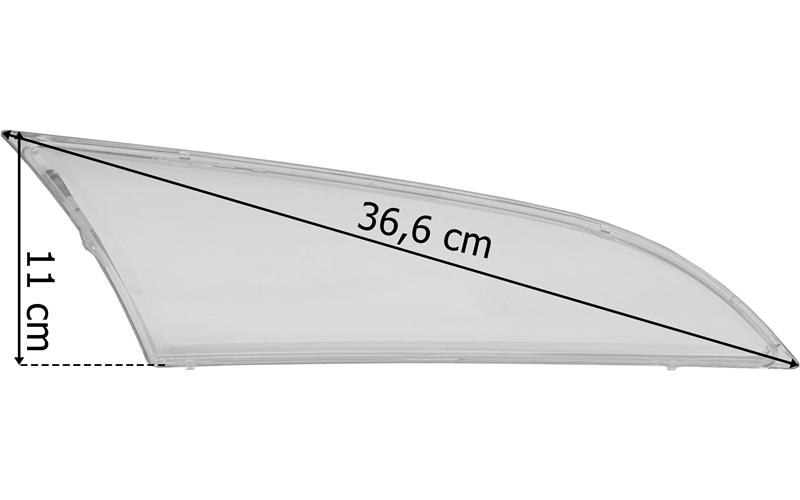 Scania 7 P / G NG Szkło Lampy Dalekosiężnej W Atrapie Lewe