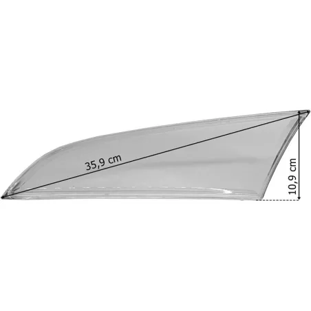 Scania 7 R / S Long Range Fog Lamp Glass For Grille RH
