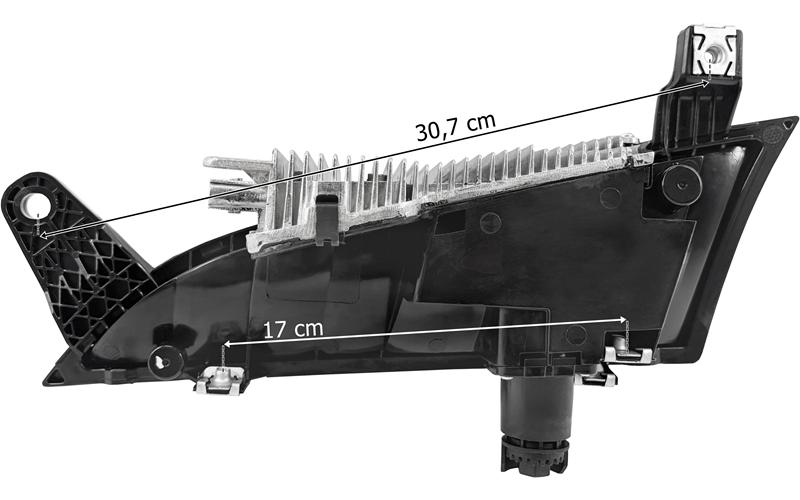 Scania 7 R / S Halogen Dalekosiężny Atrapy Prawy
