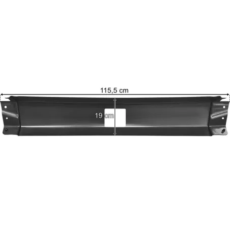 Scania Series 5 / 6 Paragolpes Central Metálico con Agujero Pour Enganche de Remolque