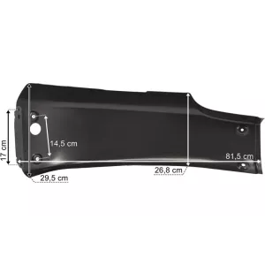 Scania Series 5 / 6 Metal Bumper LH
