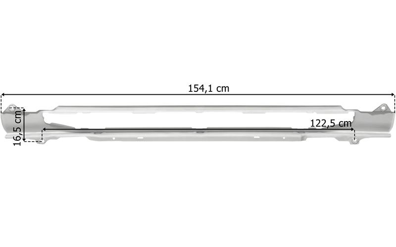 Scania 6 R / G Grille Mitte (Niedrige Cg-Kabine)