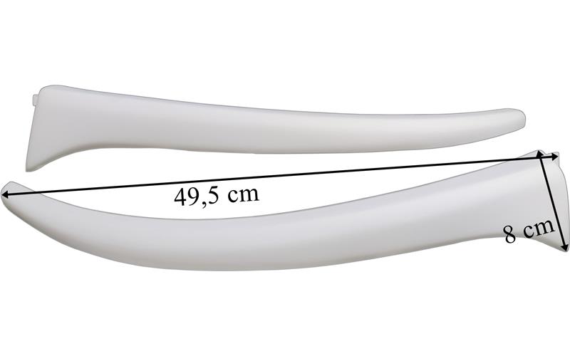 Scania (2010-) Sourcils de Phare Gauche / Droit (Ensamble de Tuning)