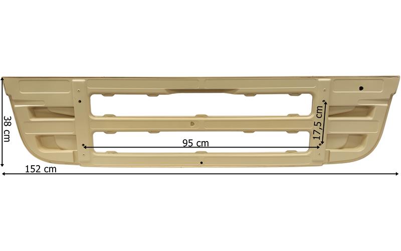 Scania Series 6 (2010-2017) Lower Grille (Narrow Spacing)