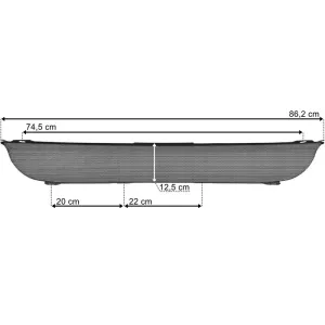 Scania Series 6 (2010-2017) Malla de Paragolpes Alta