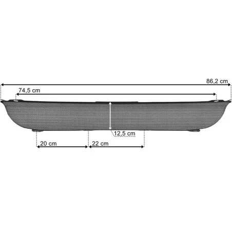 Scania Series 6 (2010-2017) Malla de Paragolpes Alta