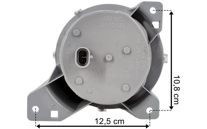 Scania R Halogen z Funkcją Lampy Jazdy Dziennej LED Prawa