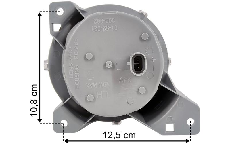 Scania Seria R Halogen z Funkcją Lampy Jazdy Dziennej LED Lewy
