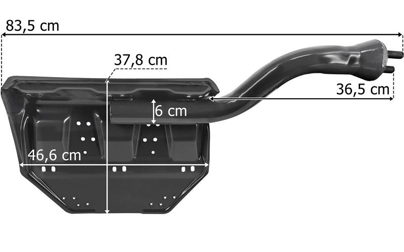Scania 4 / 5 Halterung Hinterer Kotflügel (Hinten Rechts)