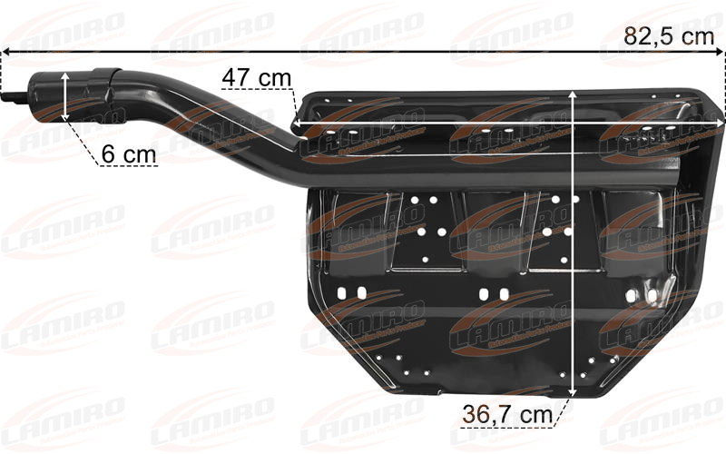 Scania Series 4 / 5 Soporte de Guardabarros Trasero Parte Trasera Izq