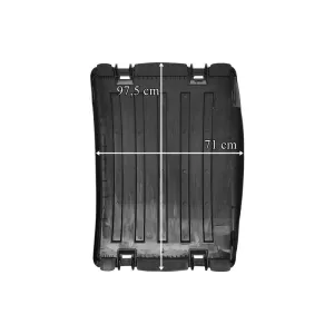 Scania Series 4 / 5 / 6 / 7 Upper Rear Mudguard (Half-flat)