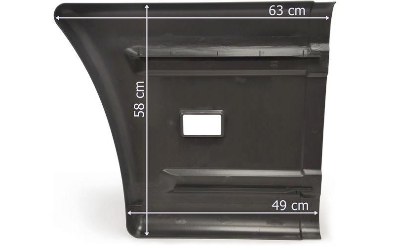 Scania Series 4 Interaxle Side Skirt Rear Part LH