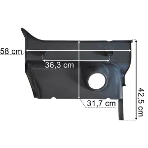 Scania Series R Marchepied Supérieur Cabine Gauche