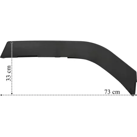 Scania Series 4 CR LH Front Mudguard Trim