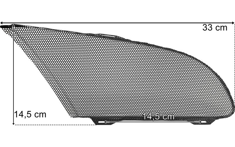 Scania Series P LH Upper Grille