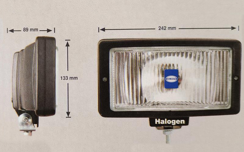 Scania Seria 4 / 5 Halogen W Osłonie Przeciwsłonecznej