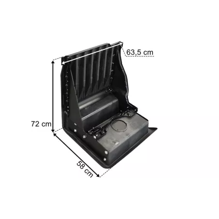 Scania 4 Series Battery Cover With Step