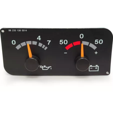 Scania CR 143 Oil Pressure And Charging Gauge