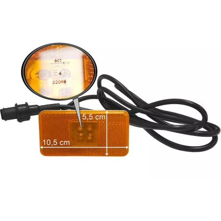 Scania R / CR Series Volvo Side Marker Lamp Interaxle / Side Fairing Cover