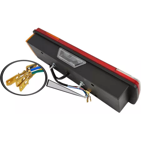 Scania R / Volvo FH FM 7-Segment Kombileuchte Links (Kabel Hinten)