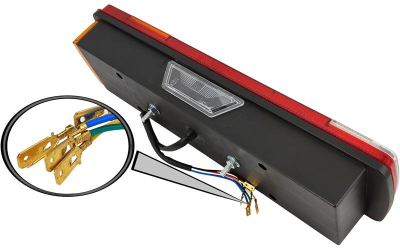 Scania R / Volvo FH FM Left 7-segment Combination Lamp (Rear Cable)