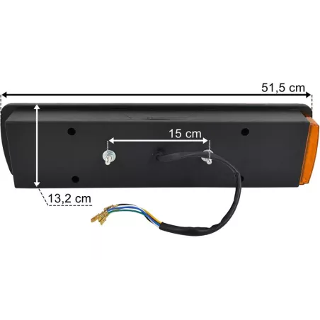 Scania R / Volvo FH FM 7-Segment Kombileuchte Links (Kabel Hinten)