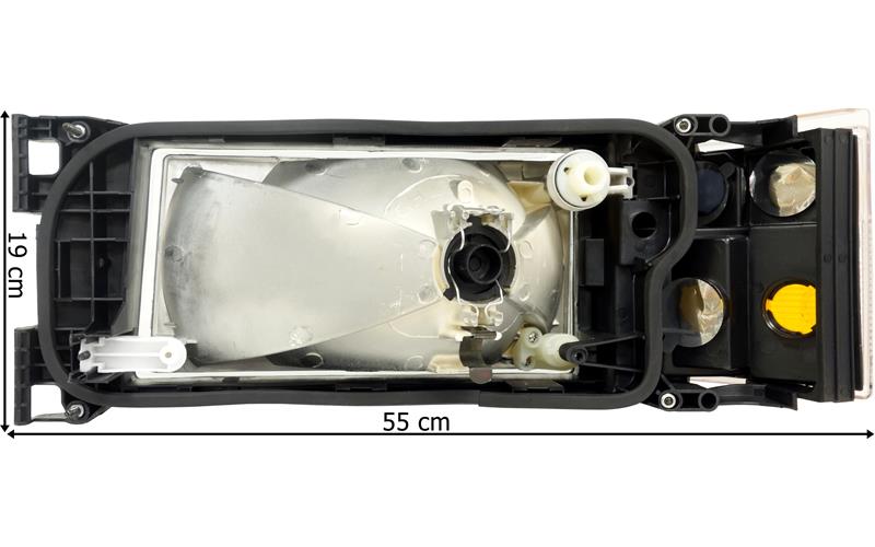 Scania Series 4 CR RH Headlamp With Turn Signal