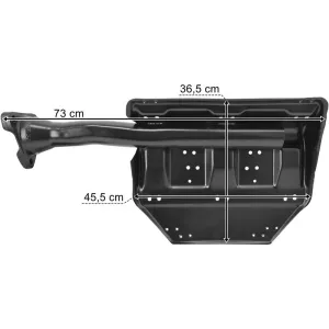 Scania Series 5 / 6 RH Rear Mudguard Bracket Front Part