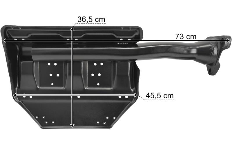 Scania Series 5 / 6 LH Rear Mudguard Bracket Front Part