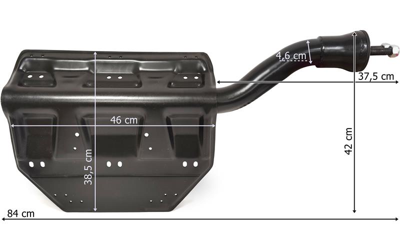 Scania Series 4 / 5 / 6 Rear Mudguard Bracket Rear Part LH