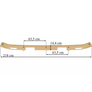 Scania Series 4 / 5 Upper Sun Visor With 4 Holes