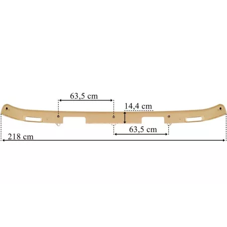 Scania Series 4 / 5 Upper Sun Visor With 4 Holes