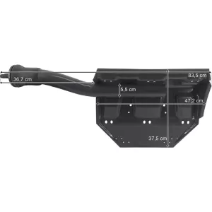 Scania Kotflügel Halter Links