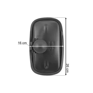 Scania 93 / 113 / 143 Panoramic Mirror RH / LH (Manual Adjustment)