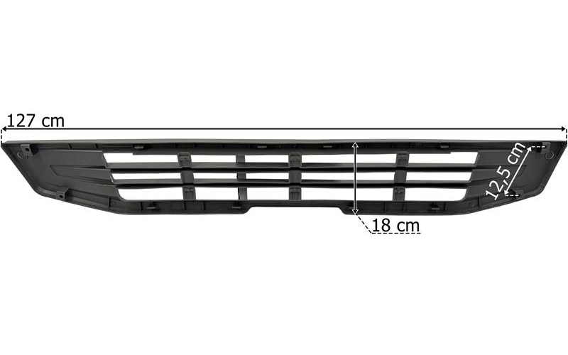 Volvo FM5 / FMX Cache Marche Calandre Inférieure (Sans Clips de Fixation)