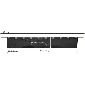 Volvo FM5 / FMX ВЕРХНЯЯ РЕШЁТКА РАДИАТОРА