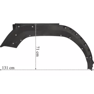 Volvo FM4 Tapa Izquierda de Guardabarros Cabina Corta