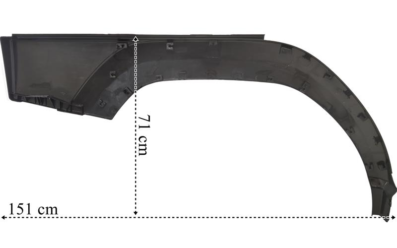 Volvo FM4 LH Long Cab Mudguard Trim