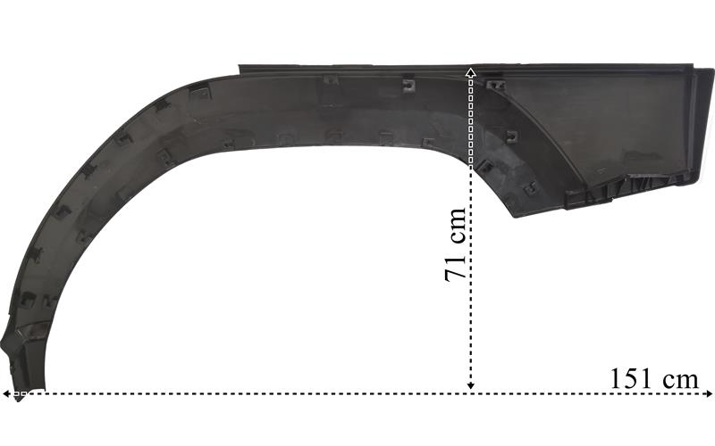 Volvo FM4 RH Long Cab Mudguard Trim