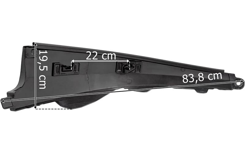 Volvo FH Aero (2025-) Paragolpes Izq (Gris)